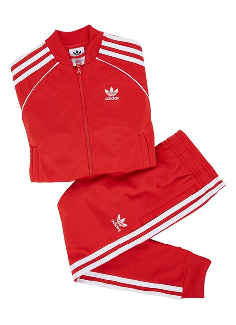 adidas pak rood|adidas trainingspak.